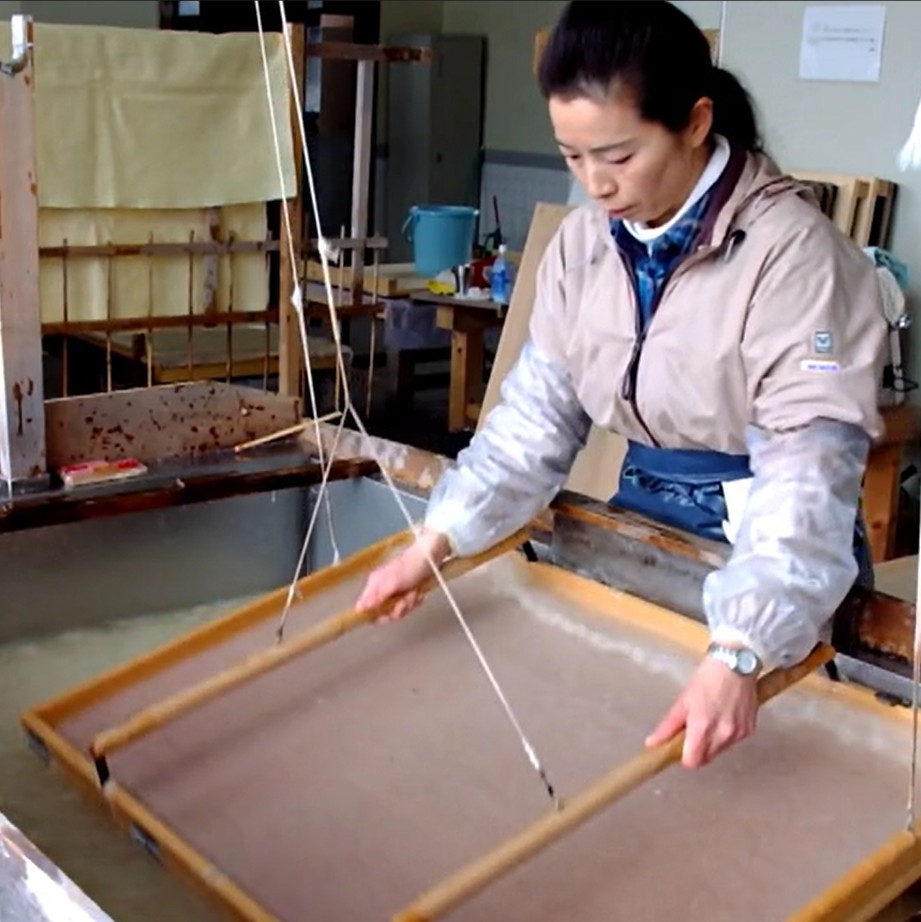 Mino-washi Fabrication Process
